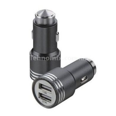 Автомобильный адаптер в прикуривателе 2 USB 2.4A