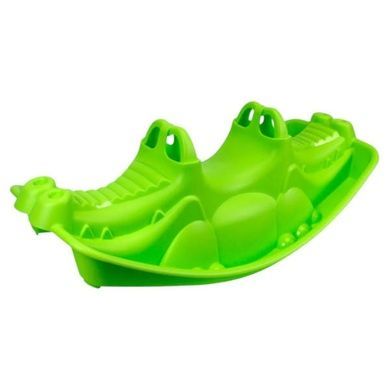 Качалка дитяча вулична Крокодил 101x46x33см Technok Toys 3190 Салатова
