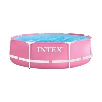 Басейн каркасний 244х76см 2843л Intex 28290 NP Рожевий