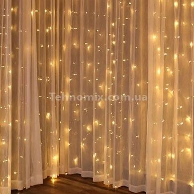Гирлянда водопад 240 LED 3m*2m Желтая