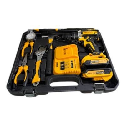 Шуруповерт ударний DCD791 Max 24V/6.0 Ah з набором інструментів