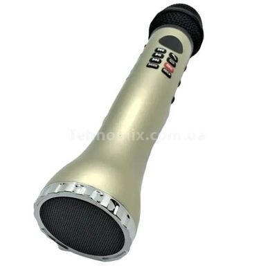 Микрофон беспроводной для караоке L598 Золотой