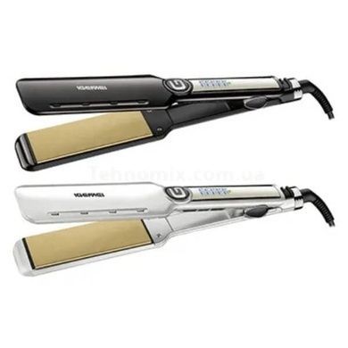 Праска випрямляч для волосся Gemei GM-450 Сірий