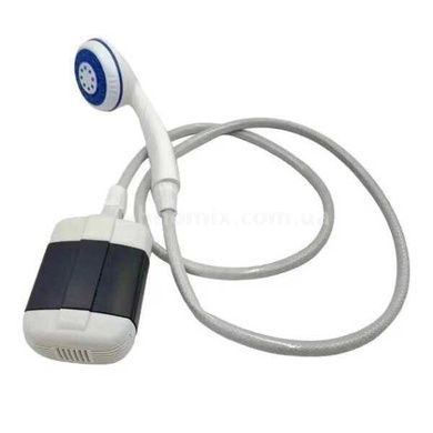 Душ портативний кемпінговий з акумулятором і USB Силіконовий шланг