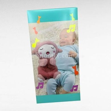 Игрушка мягкая дышащая музыкальная Зверек Розовый