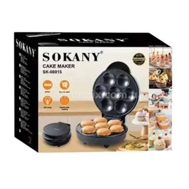 Прибор для приготовления кексов электрический 900W Sokany SK-08015 Черный