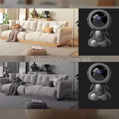 Камера видеонаблюдения с управлением со смартфона camera AND Q1 Черная