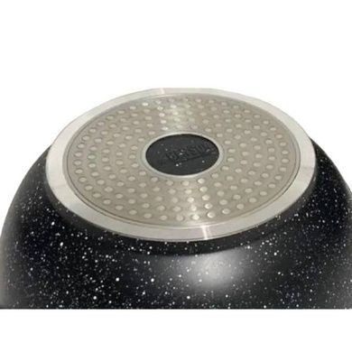 Котел із мармуровим покриттям з кришкою Benson 2,7л BN-364 Чорний
