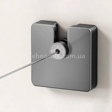 Сушарка висувна для білизни компактна розкладна clothesline AND5318 Сіра