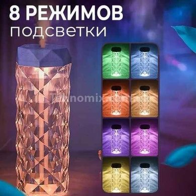 Увлажнитель воздуха с ночником Rose Lamp Humidifier Черный