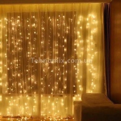 Гирлянда водопад 240 LED 3m*2m Желтая