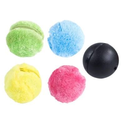 Мячик-пылесборник автоматический 3*АА Microfiber mop ball Mocoro Голубой