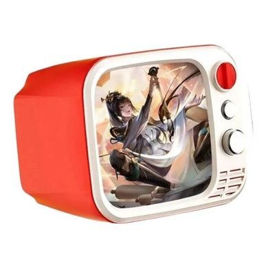 Игровая портативная консоль Ретро с монитором 3.5" + два джойстика 740 игр H7 Mini TV Оранжевая