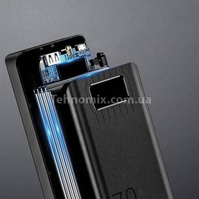 Power bank 30000mAh с фонариком Черный