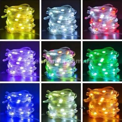 Світлодіодна смуга з прозорим пультом дистанційного керування RGB USB 20 м