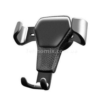 Держатель автомобильный для телефона Universal Gravity Air Vent Car Mount Черный