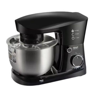 Миксер настольный с чашей из нержавеющей стали 4л Egg beater RAF R.6604 Черный