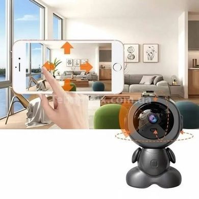 Камера видеонаблюдения с управлением со смартфона camera AND Q1 Черная