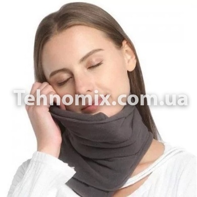 Дорожня подушка шарф для подорожей Travel Pillow