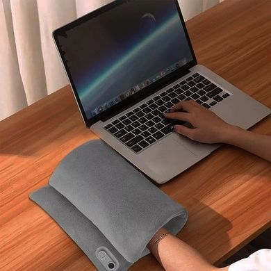 Грелка-муфта для рук від повербанка USB Сіра