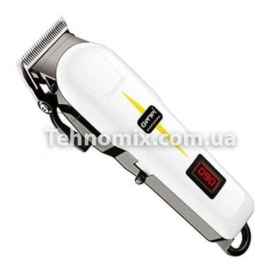 Машинка для стрижки аккумуляторная Gemei GM 6008 Белая