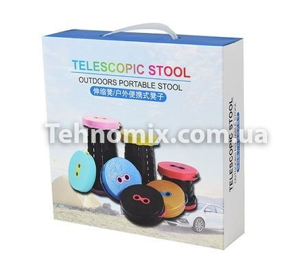Складаний стілець Telescopic stool (розкладний телескопічний стілець) Блакитний