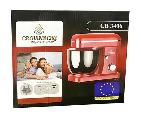 Міксер тістоміс Crownberg CB 3406 2200 Вт