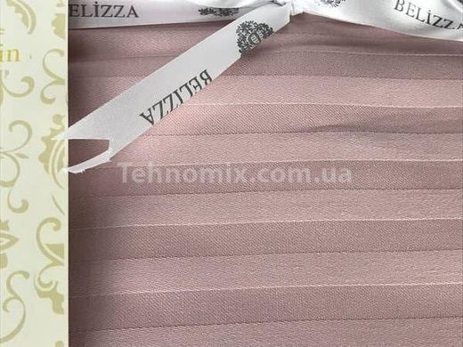 Постільна білизна Belizza Line pembe Сатин-страйп Бавовна Євро розмір