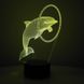 Настольный светильник New Idea 3D Desk Lamp Дельфин