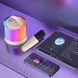 Караоке колонка с 2 микрофоном и подсветкой Bluetooth K52 Бежевая