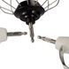 Миксер настольный с чашей из нержавеющей стали 4л Egg beater RAF R.6604 Черный