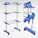 Сушилка для белья Garment rack with wheels № K12-120 Голубой