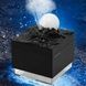 Нічник-зволожувач повітря з підсвічуванням Місяць Moon Meteorite Чорний