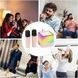 Колонка портативна з 2 караоке мікрофонами Bluetooth LED К18