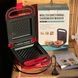 Сендвічниця електрична з антипригарним покриттям sandwich maker XL-1625 Червона