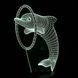 Настольный светильник&nbsp;New Idea 3D Desk Lamp Дельфин