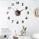 Часы настенные 3D DIY Clock Timelike 30см Черные