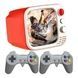 Игровая портативная консоль Ретро с монитором 3.5" + два джойстика 740 игр H7 Mini TV Оранжевая