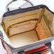 Сумка-рюкзак для мам Mom Bag Сіра з червоним