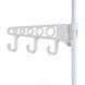Напольная вешалка для одежды на две секции с полками Clothes Rack 406 Белая