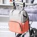 Сумка-рюкзак для мам Mom Bag Сіра з червоним