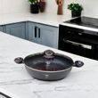 Сотейник-казан з мармуровим покриттям антипригарним 32см 5л Top Kitchen TK00095 Чорний