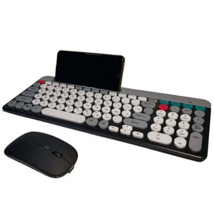 Клавіатура з мишкою бездротова +BT ZYG 806 Чорна