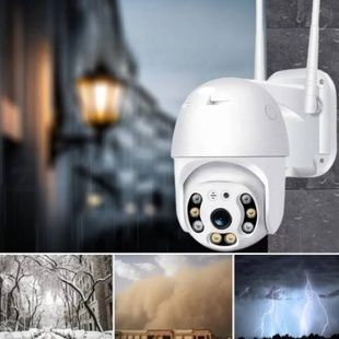 Камера видеонаблюдения 4mp + 12v 2a power app WI FI A6-V380 Белая
