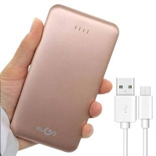 Power Bank KLGO KP-63 (10000 mAh) Рожеве золото