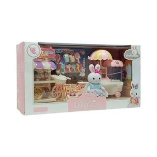 Набор игровой Зайка и магазин поп-корна 6693 Розовый