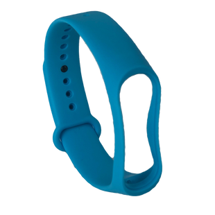 Ремешок силиконовый для Xiaomi Mi Band 3/4 №14 светло-голубой