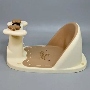 Сидіння для купання дитяче з цифровим термометром 38*25*16см Bimbo 9340-52 Бежеве