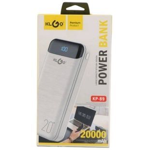 Power Bank KLGO KP-89 20000 mAh Білий