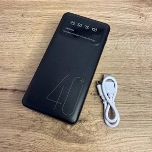 Power Bank з дисплеєм 40000 мАг 5V2A Чорний